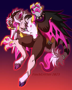 "Nightmare Eyes." Character belongs to Vulturerind